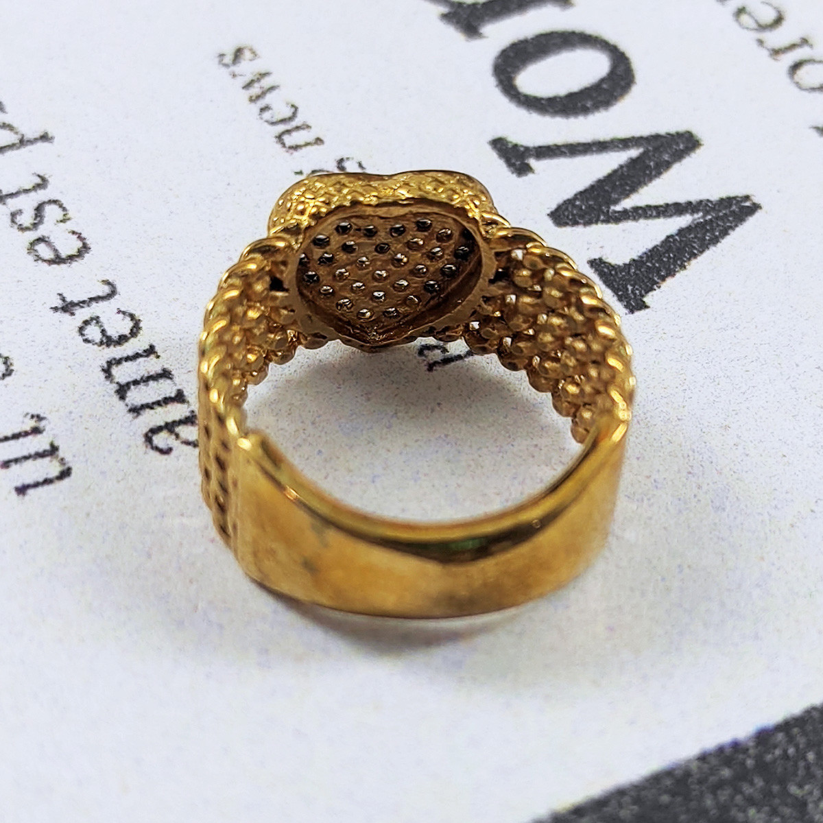 انگشتر زنانه سلین کالا مدل طلاروس دیلان Mps-6 انگشتر زنانه سلین کالا مدل طلاروس دیلان Mps-6