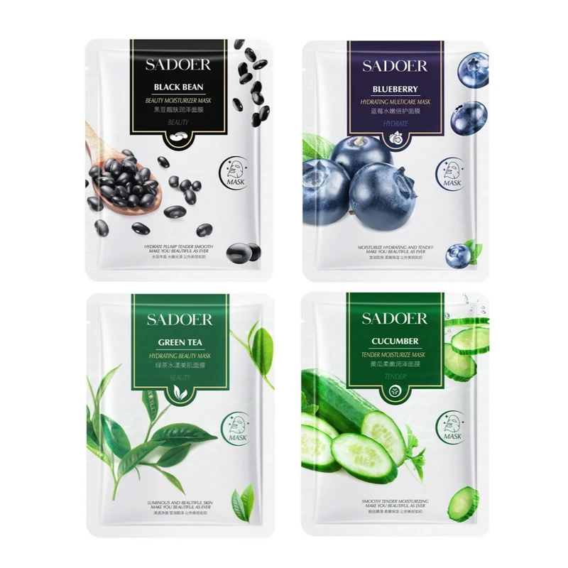 ماسک صورت سادور مدل 012 بسته 4 عددی وزن 25 گرم