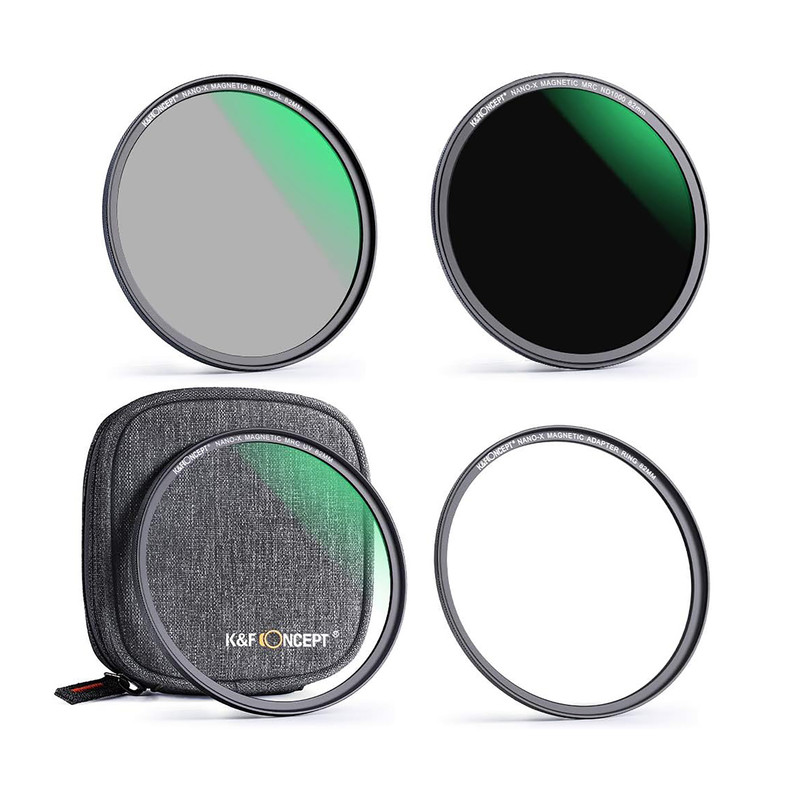 فیلتر لنز کی اند اف مدل KIT( UV-CPL-ND1000) MAGNATIC MRC NANO-X - 86MM
