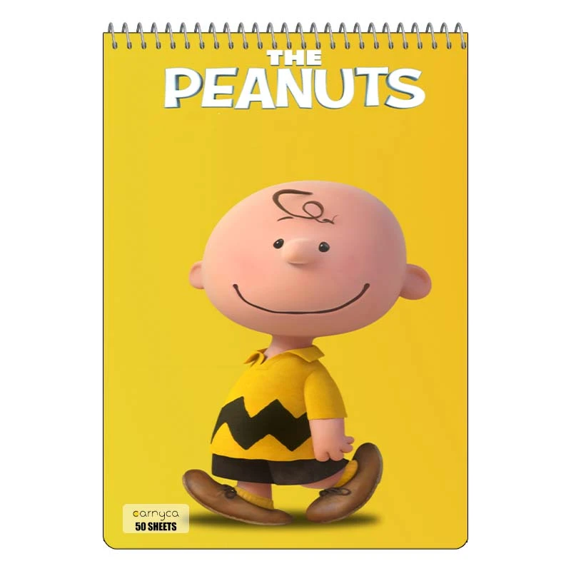 دفتر نقاشی 50 برگ سیمی کارنیکا طرح فیلم بادام زمینی ها The Peanuts کد 84610
