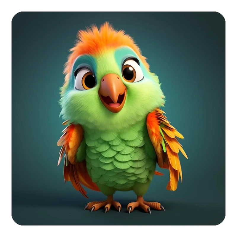 مگنت کاکتی طرح حیوانات کارتونی مدل mp28024