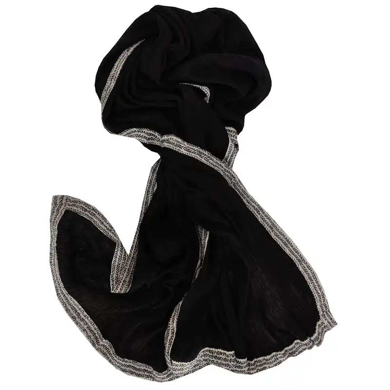 شال زنانه مدل دورگان گندم