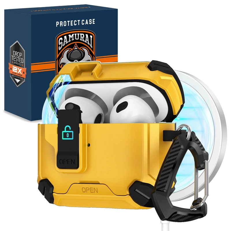 کاور سامورایی مدل Quad-22 مناسب برای کیس اپل ایرپاد Airpods 4