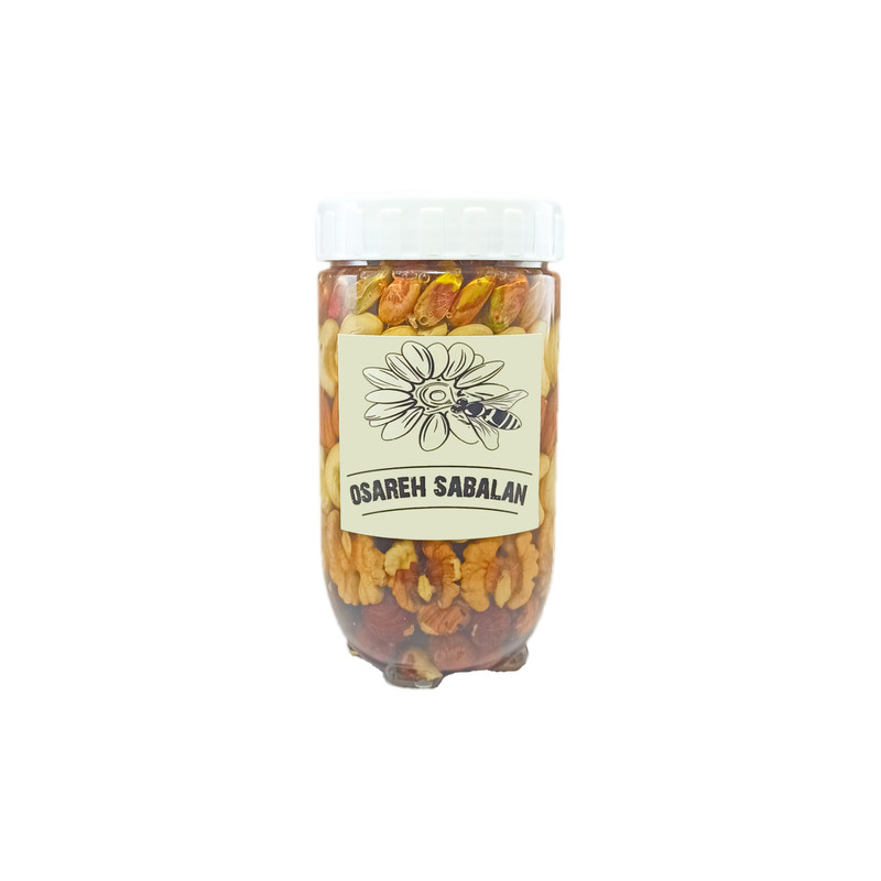 عسل معجون پنج مغز - 600 گرم
