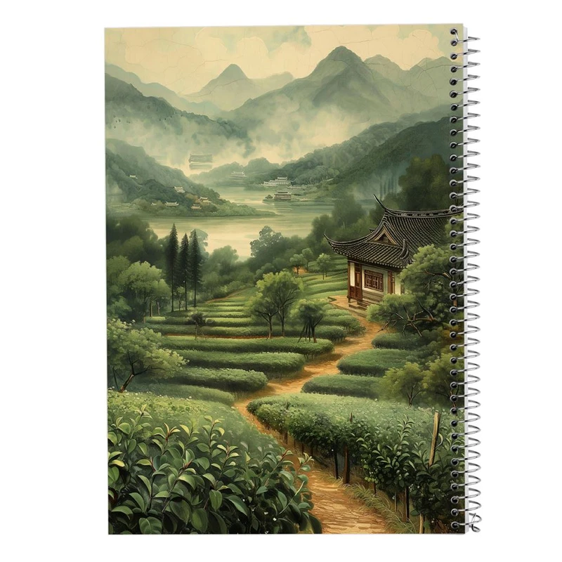 دفتر ژورنال نویسی 50 برگ مدوپد مدل نقطه ای طرح طبیعت کد DF15342