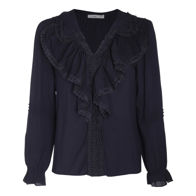 بلوز آستین بلند زنانه ای اس کیو مدل 1113