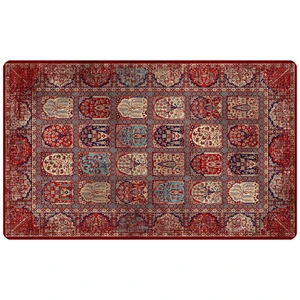 پادری طرح فرش مدل وزرا خشتی m4-212 سایز 46x76 سانتی متر