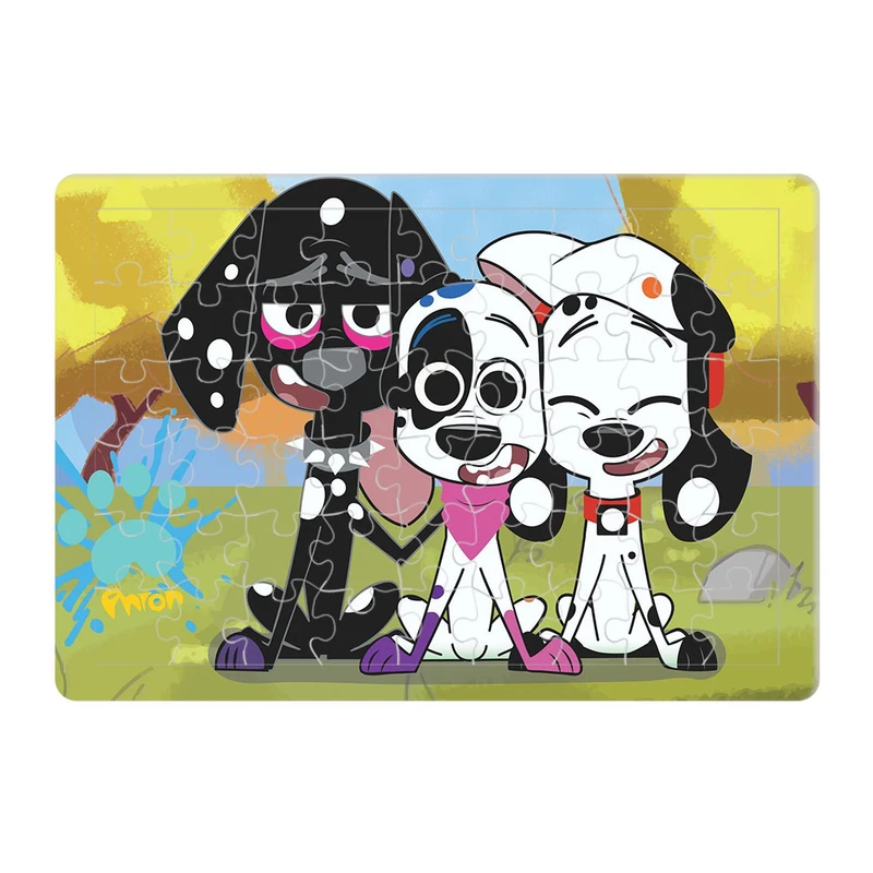 پازل 54 تکه طرح صد و يک سگ خالدار مدل P020