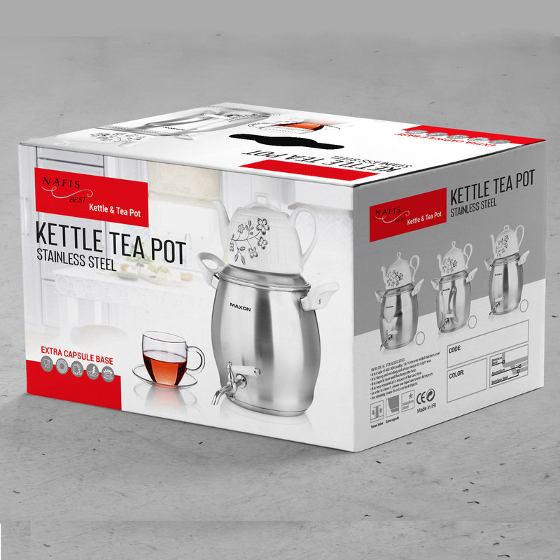 ست کتری و قوری نفیس مدل واترفال