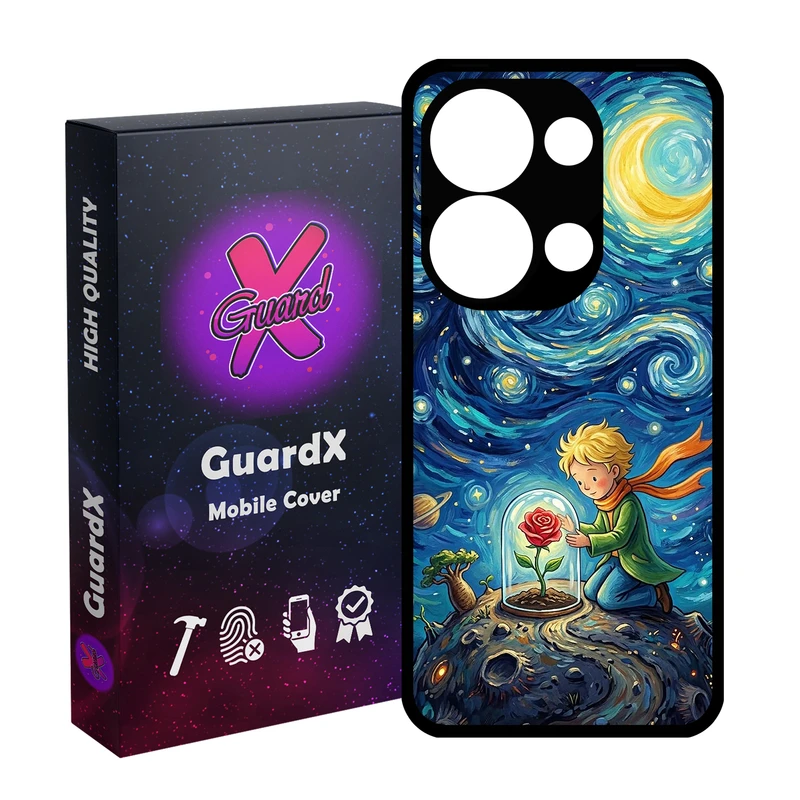 کاور گارد ایکس طرح شازده کوچولو مدل 10913 مناسب برای گوشی موبایل شیائومی Redmi Note 13 Pro 4G / Poco M6 Pro 4G