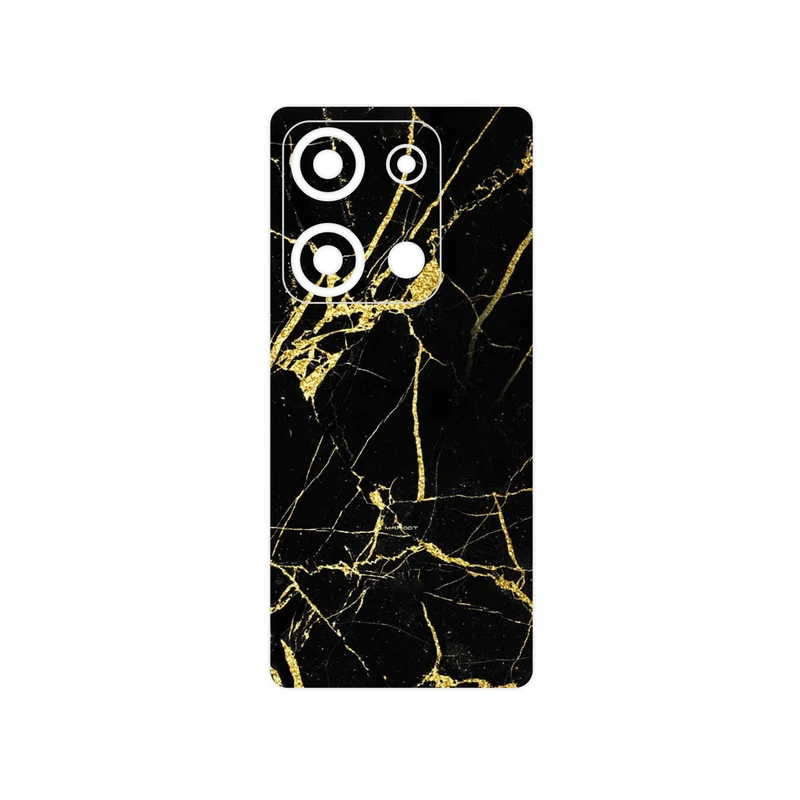 برچسب پوششی ماهوت مدل Graphite_Gold_Marble مناسب برای گوشی موبایل شیائومی Redmi Note 14S