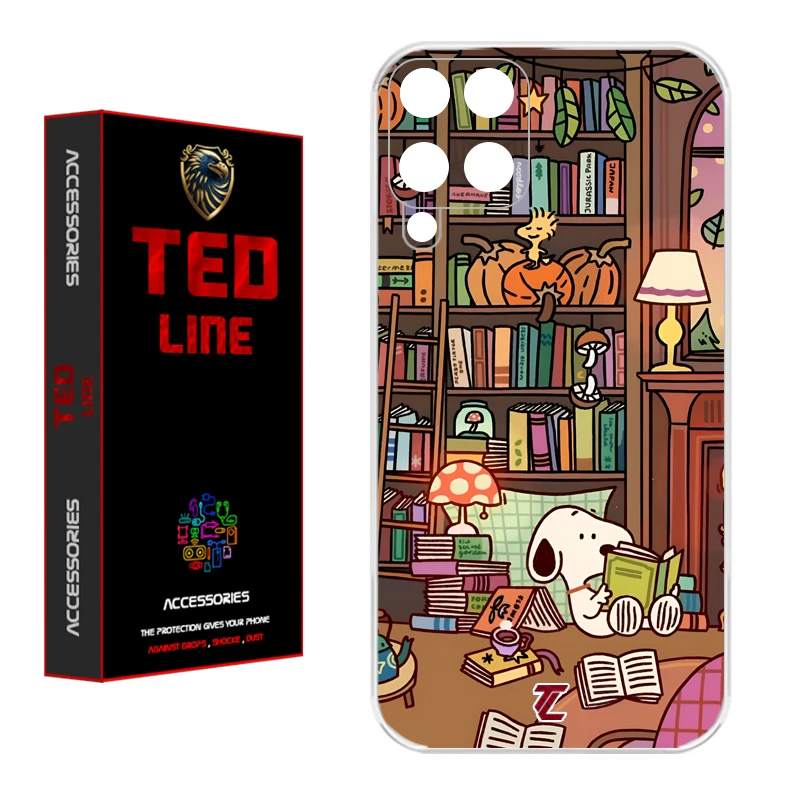 کاور تدلاین طرح اسنوپی کد 1218 مناسب برای گوشی موبایل سامسونگ Galaxy A22 4G