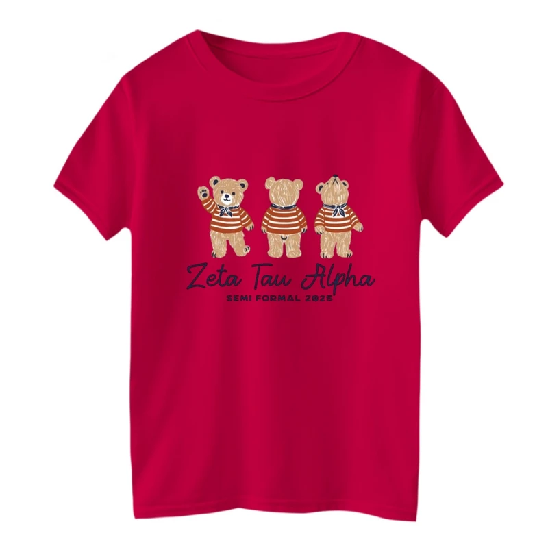 تی شرت آستین کوتاه بچگانه مدل سه تدی