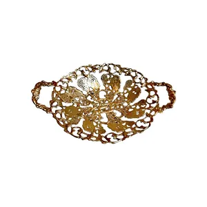 سینی برنجی مدل Ssitk001