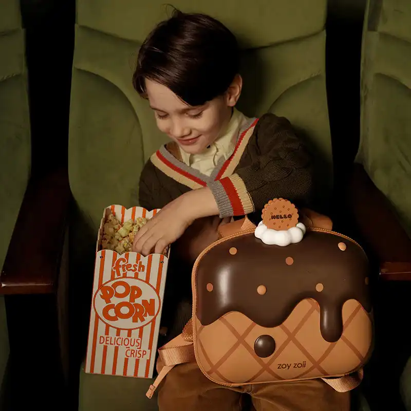 کوله پشتی بچگانه زوی زویی مدل Chocolate Ice Cream کد B18-D