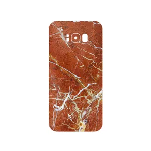 MAHOOT Red Marble Cover Sticker for Samsung Galaxy S8 Plus