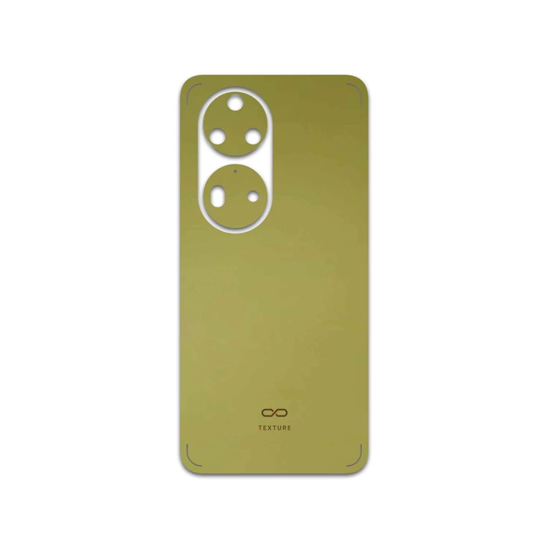 برچسب پوششی ماهوت مدل Matte-Gold مناسب برای گوشی موبایل هوآوی P50 Pro