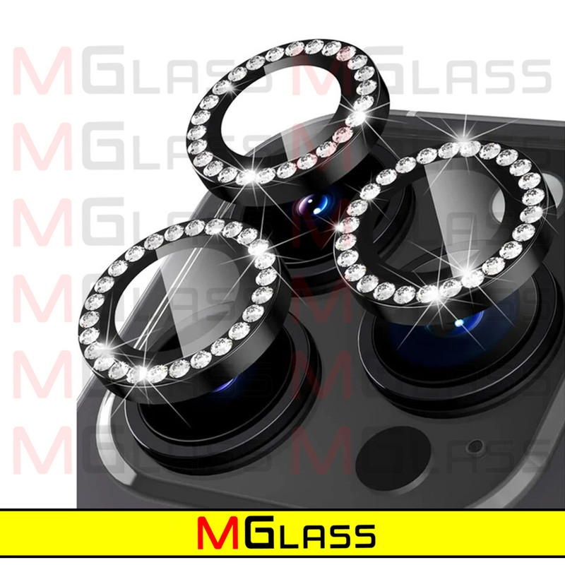 محافظ لنز دوربین ام‌گلس مدل Ring Diamond مناسب برای گوشی موبایل اپل Iphone 13 Pro / 13 Pro max