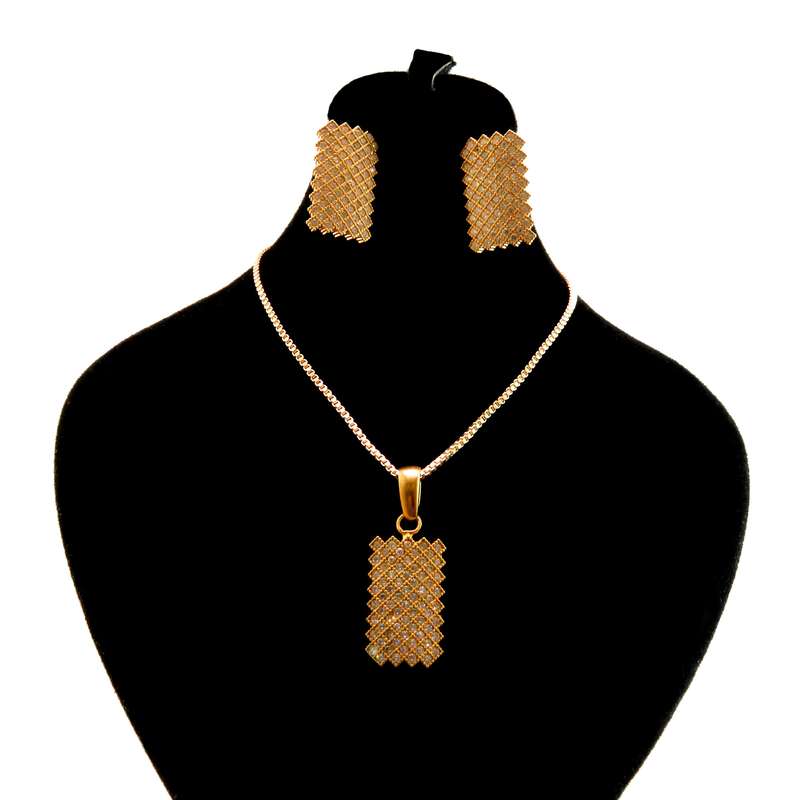 نیم ست نقره زنانه کد AV053-1