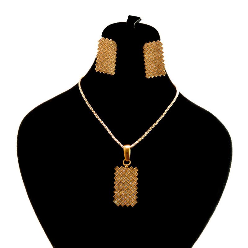 نیم ست نقره زنانه کد AV053-1