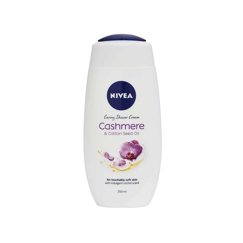 شامپو بدن نیوآ مدل Cashmere &amp; cotton seed oil حجم 250 میلی لیتر