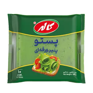 پنیر ورقه ای پستو کاله مقدار 180 گرم