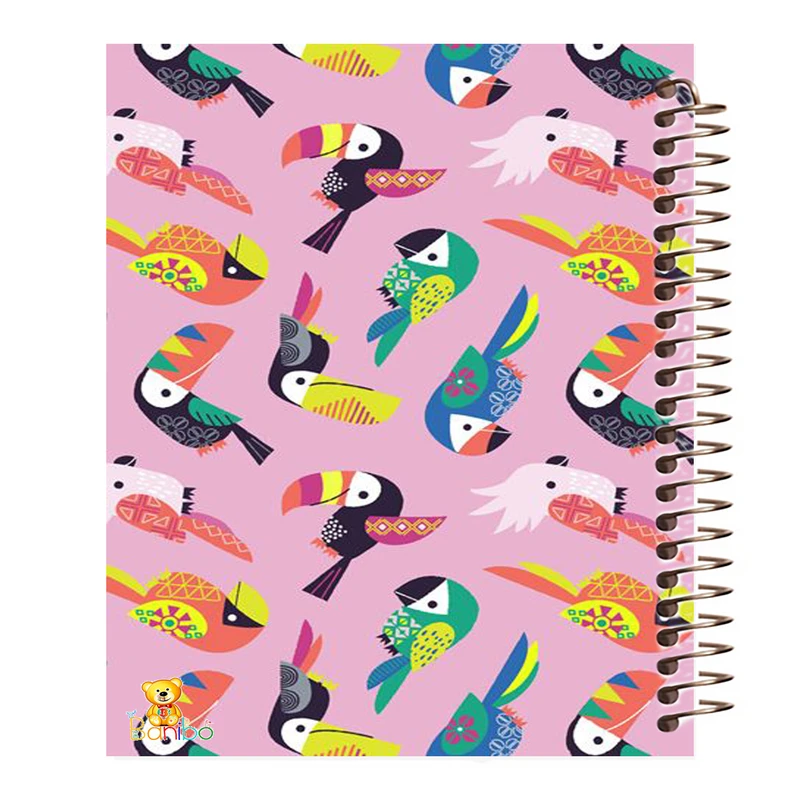 دفتر نقاشی 50 برگ بانیبو مدل طوطی کد 999