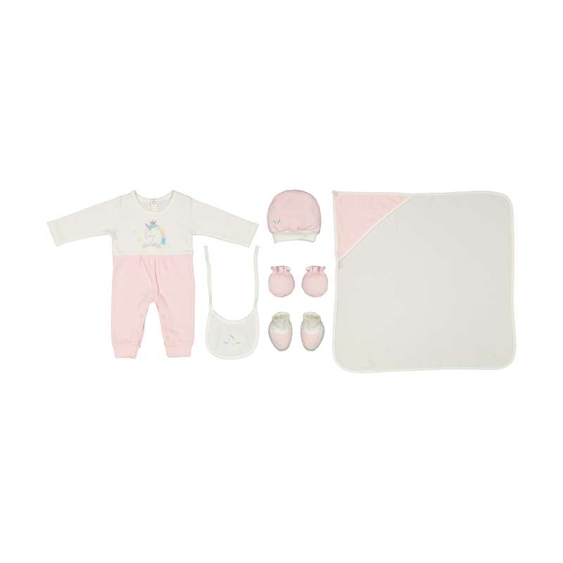 ست 7 تکه لباس نوزادی پاپو مدل اسب شاخدار