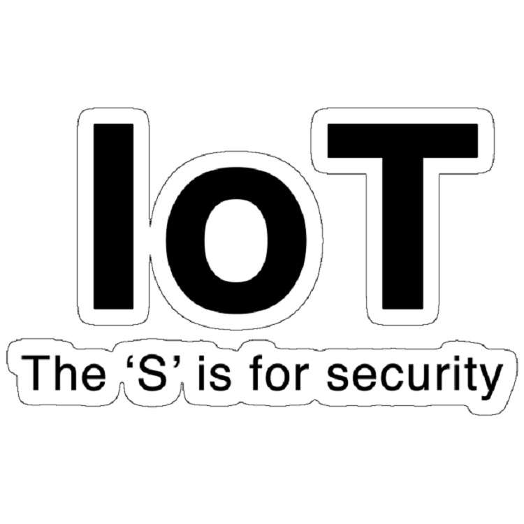 استیکر لپ تاپ مدل IoT security