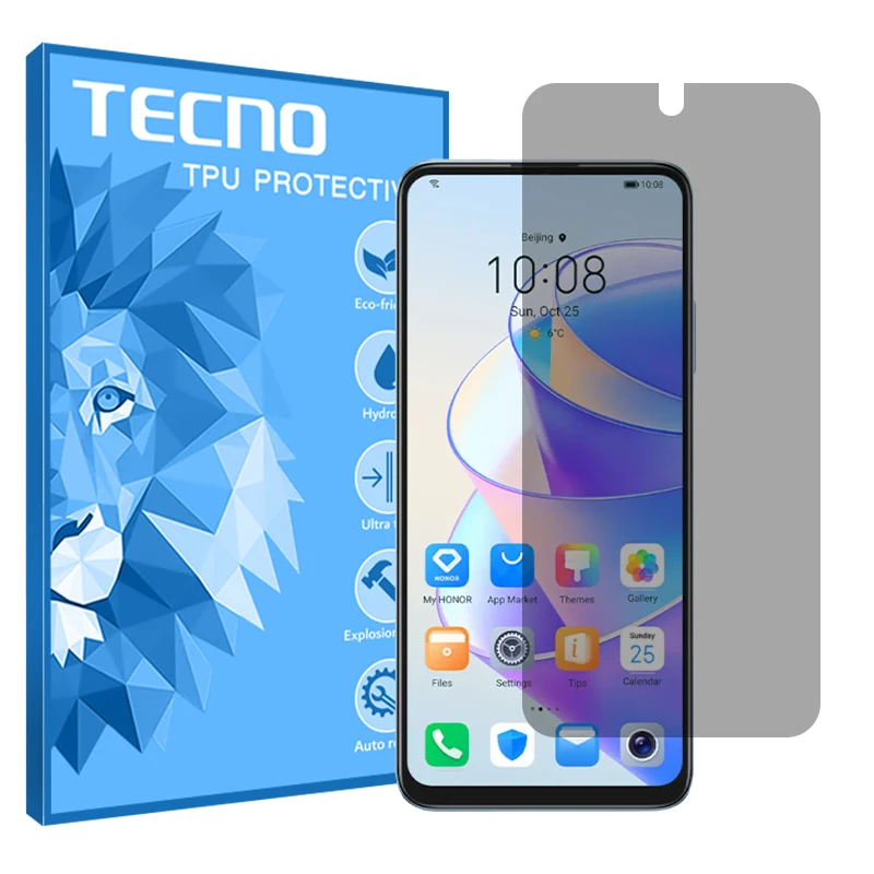 محافظ صفحه نمایش حریم شخصی تکنو مدل Resistant مناسب برای گوشی موبایل آنر X7a