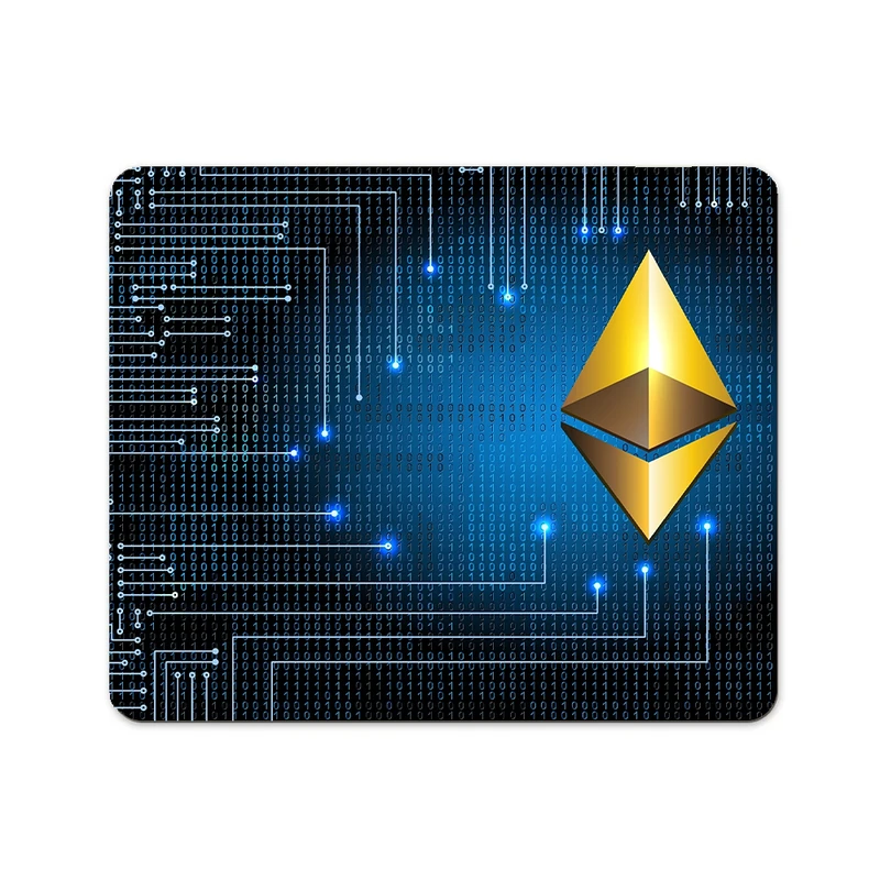 ماوس پد پاد آفرین مدل اتریوم کریپتو فارکس ترید ارزدیجیتال کد P111 سایز 19*24 سانتی متر