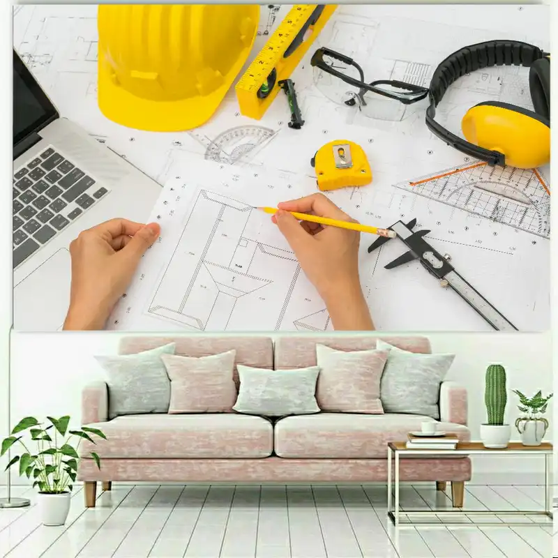 تابلو بوم طرح مهندسی ساختمان مدل SDB2803