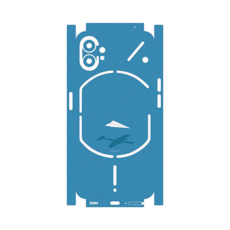 برچسب پوششی ماهوت مدل Minimal Paper Airplane-FullSkin مناسب برای گوشی موبایل ناتینگ Phone 1