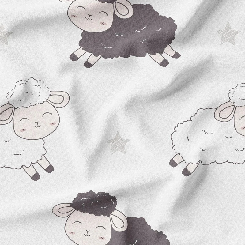    پارچه ملحفه پارچه باما مدل مخمل طرح بره دو رنگ کد 5012003