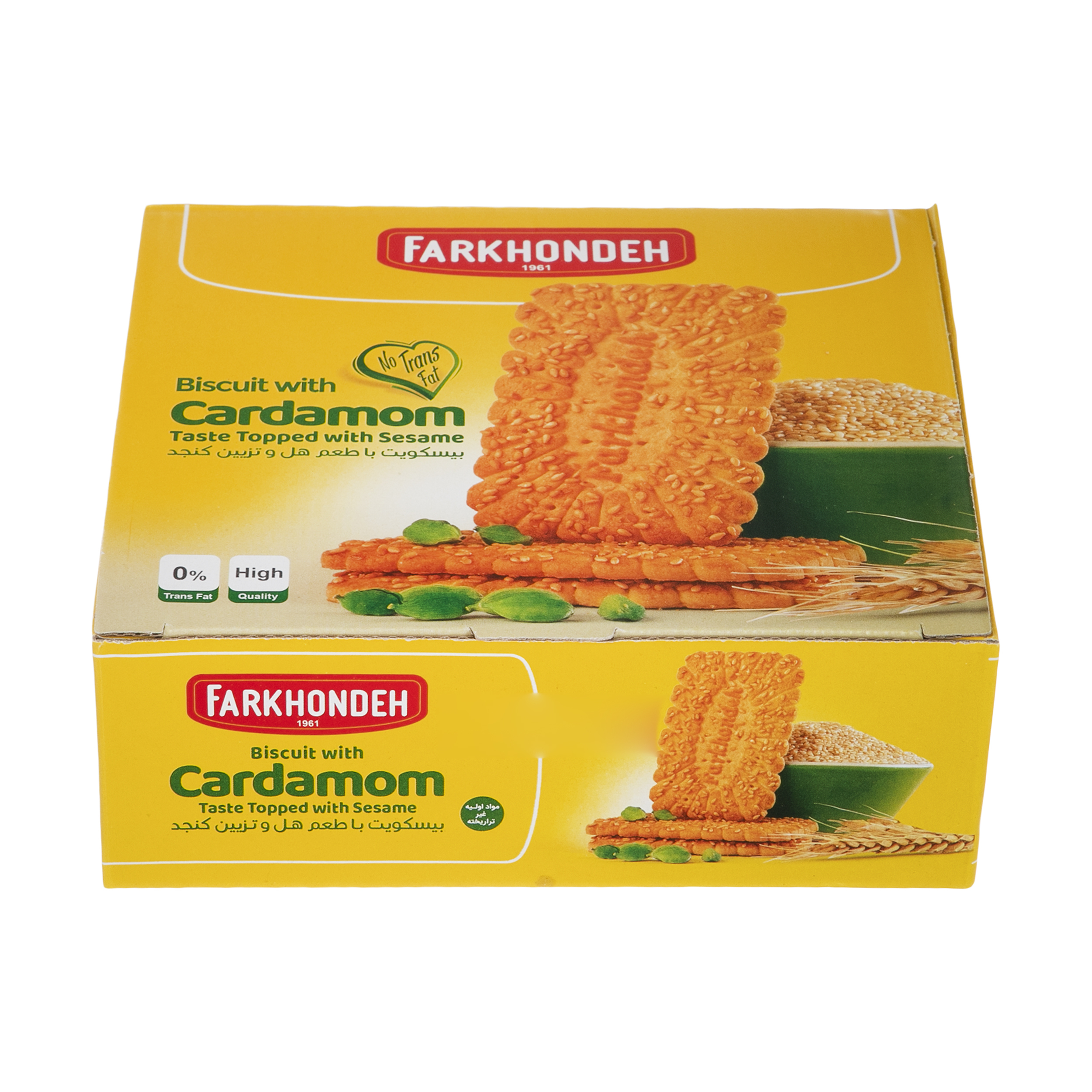 بیسکویت فرخنده با طعم هل - 1140 گرم 