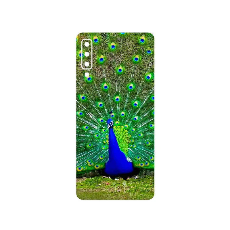 برچسب پوششی ماهوت مدل Peacock مناسب برای گوشی موبایل سامسونگ Galaxy A7 2018