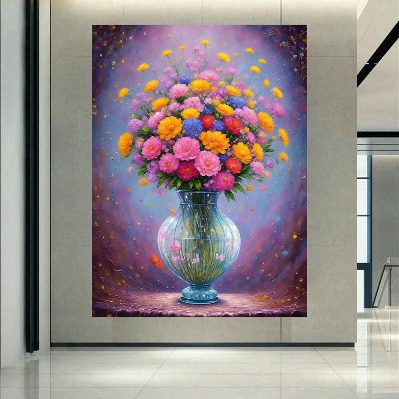 پوستر دیواری طرح گلدان زیبا کد AR302591