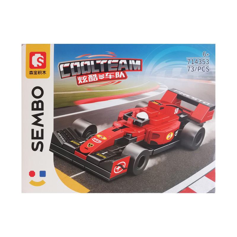 ساختنی 73 تکه مدل ماشین فرمول یک