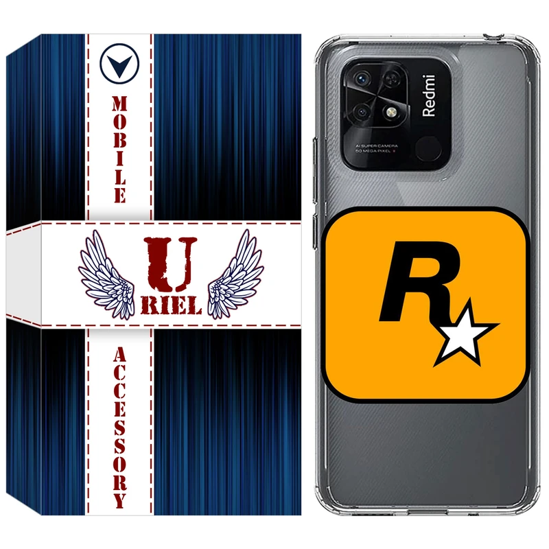 کاور یوریل قاب مدل Clear کد 54 طرح راک استار مناسب برای گوشی موبایل شیائومی Redmi 10C