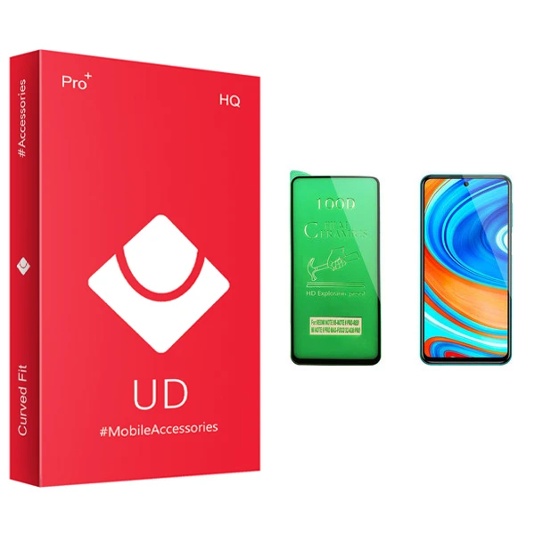 محافظ صفحه نمایش سرامیکی یو دی مدل +PRO مناسب برای گوشی موبایل شیائومی Redmi Note 9 Pro