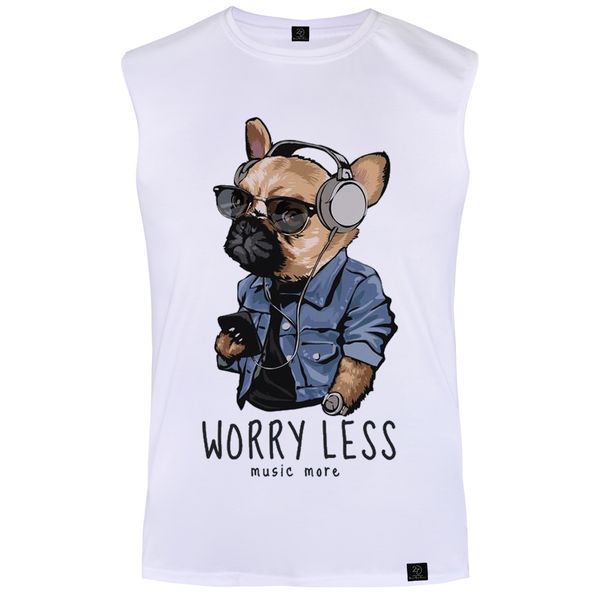 
 تاپ مردانه 27 مدل WORRY LESS کد W11
 