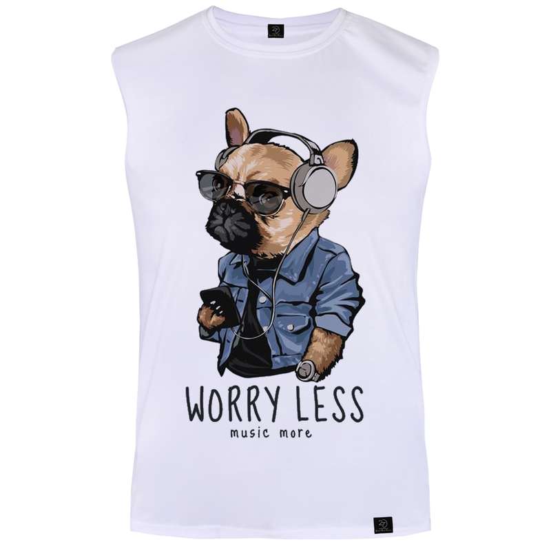 تاپ مردانه 27 مدل WORRY LESS کد W11