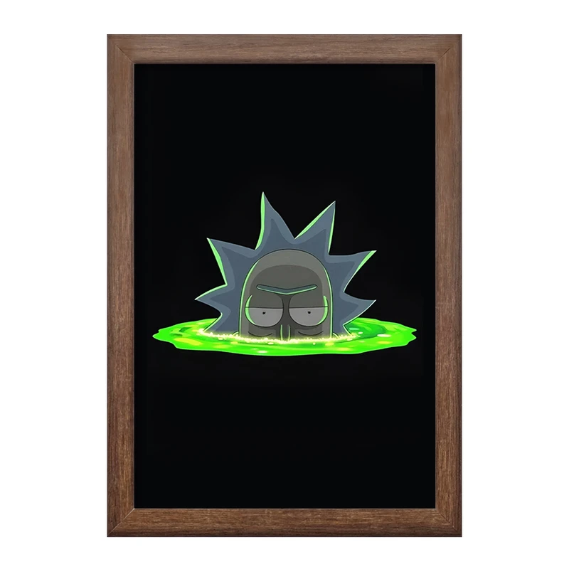 تابلو خندالو طرح ریک و مورتی (Rick and Morty) کد F4016