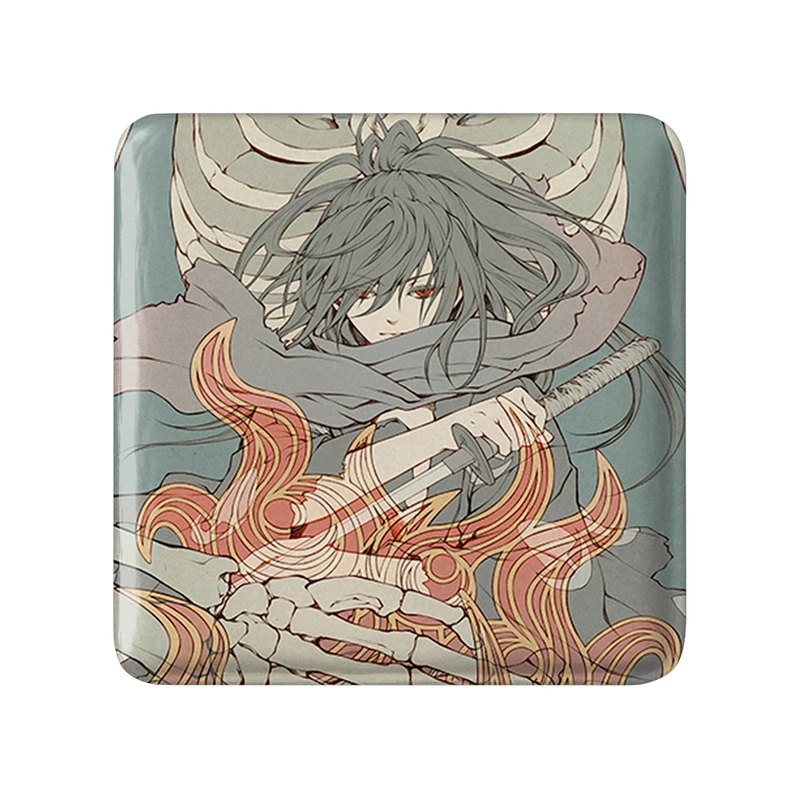 مگنت خندالو طرح هیاکیمارو انیمه دورورو مدل مربعی کد 33620