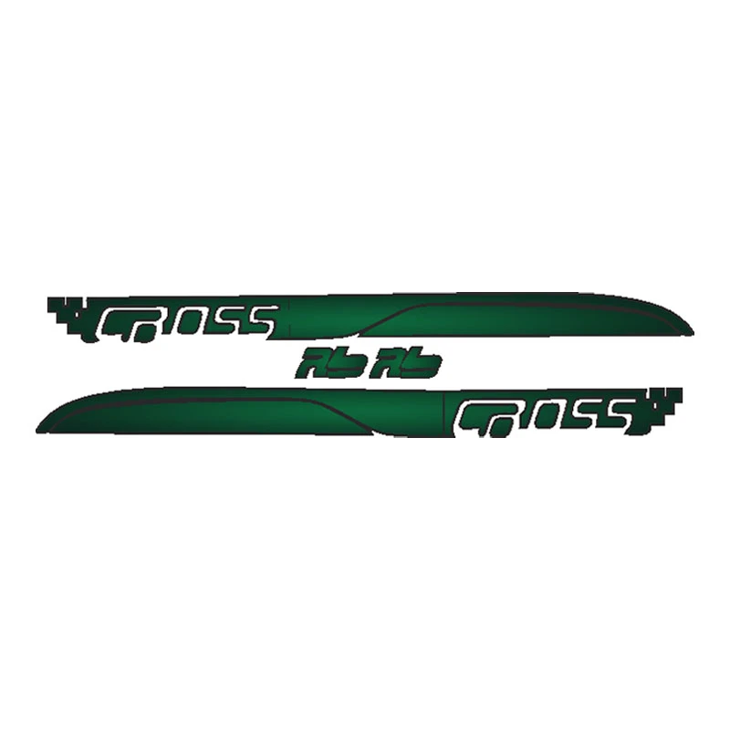 برچسب بدنه خودرو رایسان طرح پارکابی مناسب کوییک  کد Pb004g بسته 4 عددی