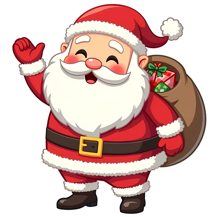 استیکر پارچه و لباس پاد آفرین مدل کریسمس کد DKST661