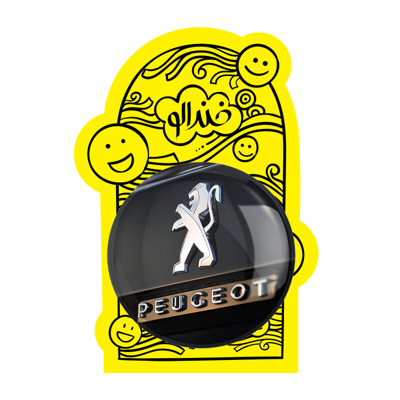 آینه جیبی خندالو مدل پژو Peugeot کد 23649 آینه جیبی خندالو مدل پژو Peugeot کد 23649
