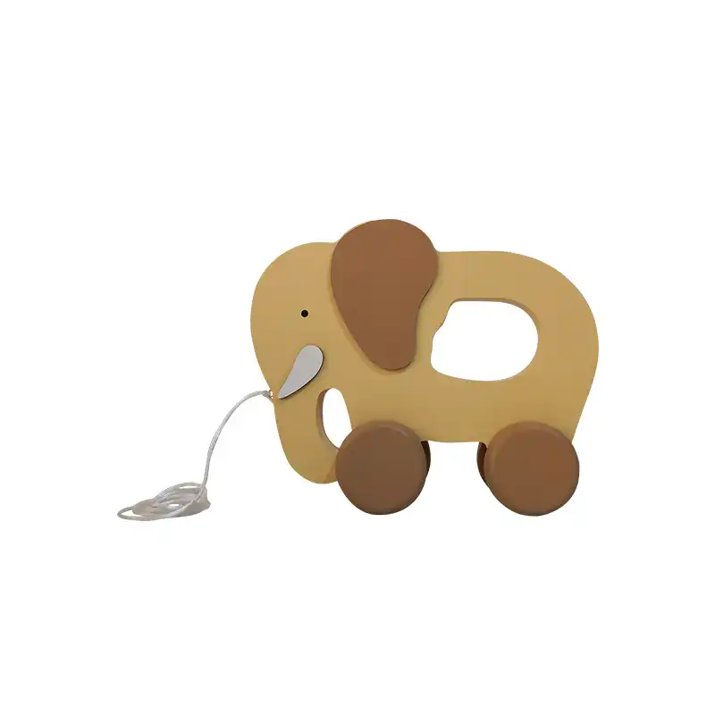 اسباب بازی چوبی مدل فیل ماشینی MKids48-1C