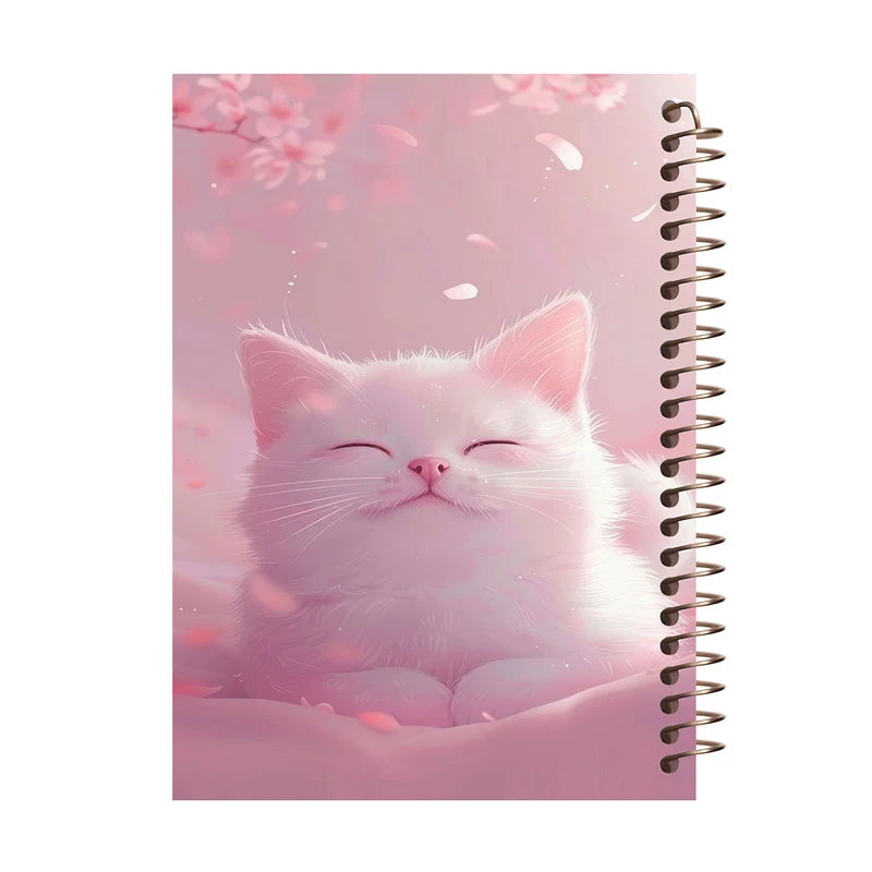 دفتر شکرگزاری 60 برگ طرح گربه کد T133