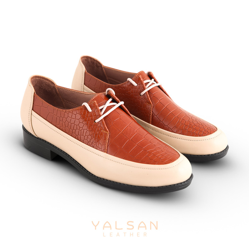 کفش زنانه چرم یلسان مدل بنیتام کد 667-PRM-02as